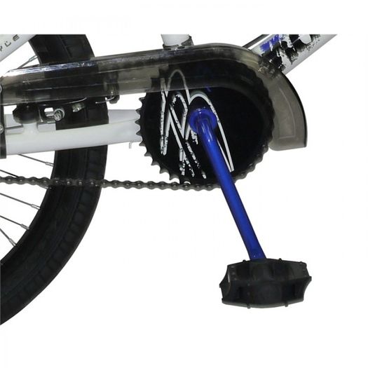 11" Rooster NO MERCY, 20" Wheel, White/Blue