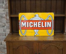 Michelin Bibendum Enamel Sign