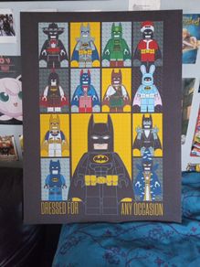 Batman lego canvas
