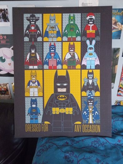 Batman lego canvas
