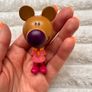 Hey duggee Norrie the Mouse Figure Brown approx. 6.5 cm. Used Please see photos Image 10