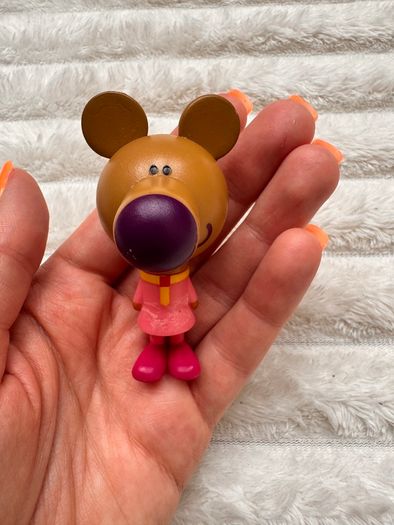 Hey duggee Norrie the Mouse Figure Brown approx. 6.5 cm. Used Please see photos