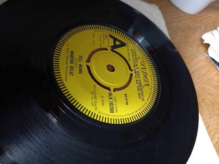 Martha Valez Tell Mama Demo Promo 7"