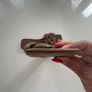 H&M stone colour plait affect slides Image 4