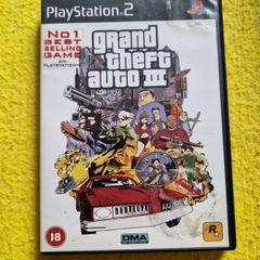 Grand theft auto III 3 PlayStation2 Ps2 games Original