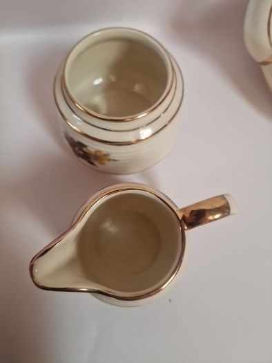 Rare Vintage Sadler Irish Market Tea Set Bilingual Gaeilge Stamp