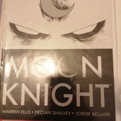 Moon Knight Comic No1 Warren Ellis and Declan Shalvey signed comic