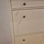 IKEA HEMNES Shoe Cabinet with 2 Compartments & Drawer - White Image 2