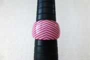 Pink White Lucite Ring