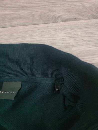 Bugatti Half Zip Cotton Jumper Mens Medium