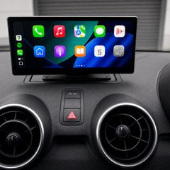 Radio DDPAI M5S smart car stereo on dashboard