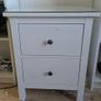 Ikea Hemnes x2 Drawer Bedside Table Image 2