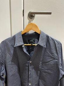 APC navy shirt M regular fit (worn)