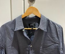 APC navy shirt M regular fit (worn)