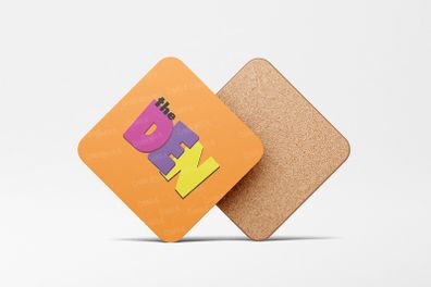 The Den RTE '90s Retro TV Coaster