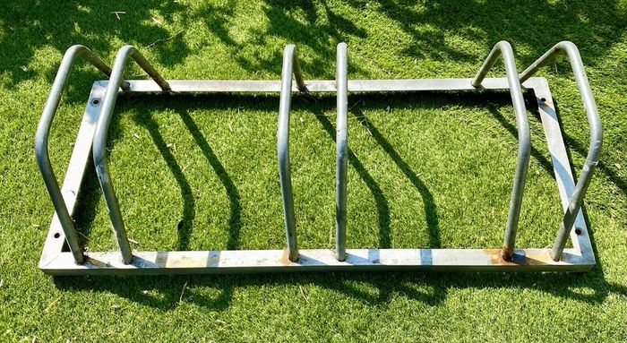 Galvanised Bike Rack (for 3-bikes)