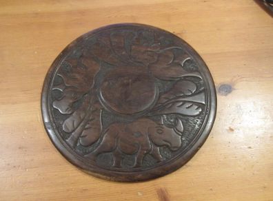 Hand carved African plaque / table centrepiece