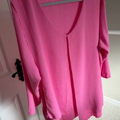 ladies blouse pink one size 18 to 24