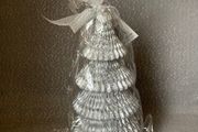 Silver Candle. 20cm in height. New