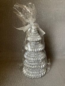 Silver Candle. 20cm in height. New
