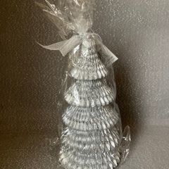 Silver Candle. 20cm in height. New