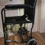 AIDAPT Grey Steel Compact Transit Wheelchair VA171HAM (very good condition without footrest) Image 3