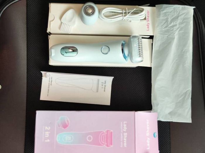 Skin Glow Pro Razor, Divanity Razor, 2024 Nano Razor, Women's Electric, Intimate Shaver for Women, 2-in-1 Interchangeable Blade, Suitable for Bikini, Arms, Legs, Various Body Parts