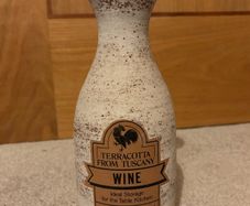 Terracotta From Tuscany Wine Ceramic Container/ Jar Florence Italy