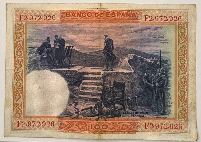 Spain 100 Pesetas 1925 Banknote