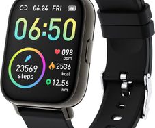 Smart Watch, Fitness Tracker 1.69" Touch Screen Fitness Watch with Heart Rate Sleep Monitor, Step Counter for Men Women Activity Trackers IP68 Waterproof Smartwatch Sports for iOS Android