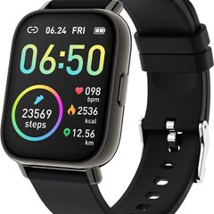 Smart Watch, Fitness Tracker 1.69" Touch Screen Fitness Watch with Heart Rate Sleep Monitor, Step Counter for Men Women Activity Trackers IP68 Waterproof Smartwatch Sports for iOS Android