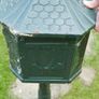Cast Iron Freestanding Pole Post Box Image 6