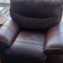leather couch single seater Image 2