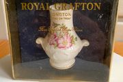 Vintage Royal Grafton Fine Bone China Small Vase - Pink Wild Rose