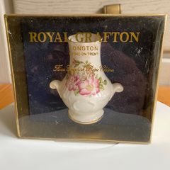 Vintage Royal Grafton Fine Bone China Small Vase - Pink Wild Rose
