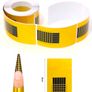 Brand new 1roll/100pcs Gold Color Uv Gel Nail Extension Forms Paper Image 3