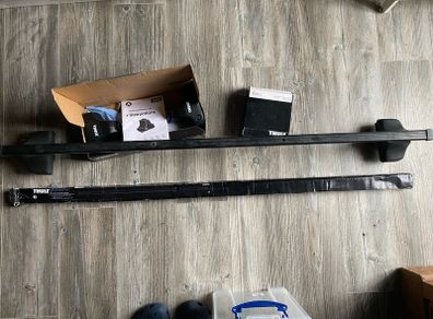 Thule Roof Rack Square Bar 135 Rapid System 754 Kit 1629