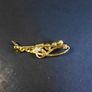 Vintage Gold Tone Faux Pearl Brooch Image 2