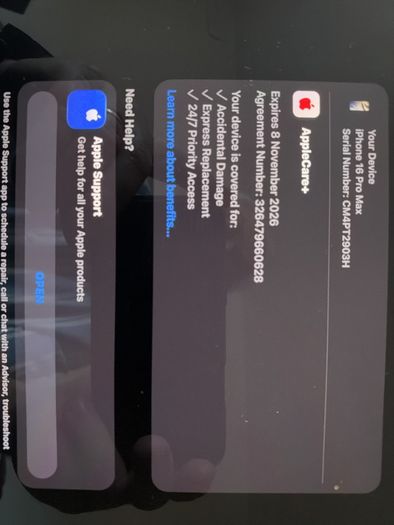 iPhone 16 pro max 1Tb still in warranty