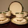 Very Rare Beautiful Vintage Elizabethan with Green and Gold Pattern. Image 2