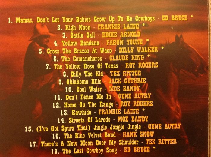Legends of the Old West. CD.