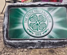Chelsea, arsenal, Celtic, man city Football Stone garden / grave side ornaments
