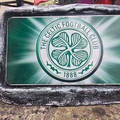 Chelsea, arsenal, Celtic, man city Football Stone garden / grave side ornaments