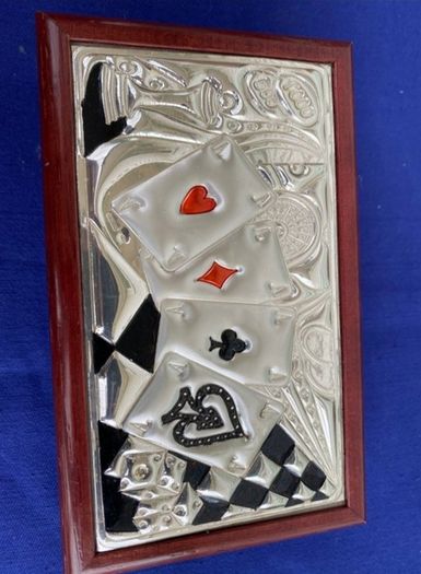 Italian Mid Century Modern Jatoba and Silver Plated Cigarette Box