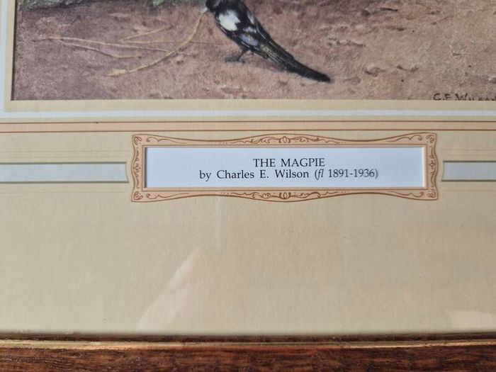 Set of 4 Vintage Charles E. Wilson Framed Art Prints - Idyllic British Country Life Scenes