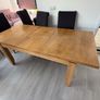 Extendable white oak kicthen Table Image 5