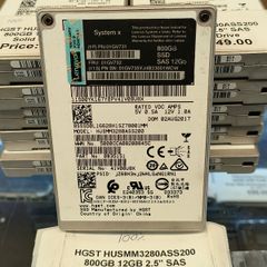 Lenovo 01gv732 800gb Sas 12gb/s Solid State Drive Husmm3280ass200 (health: 100%)