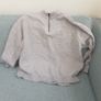 Nike  1/4 zip sweatshirt in grey Image 4