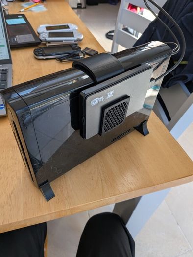 Wii U vertical stand and HDD holder
