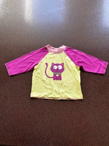 M&S Cat baby tshirt Age 3-6m New